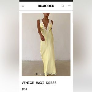 NEW Rumored Venice Maxi Dress